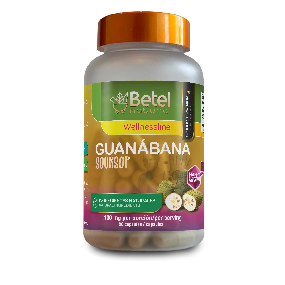 Amazon.com: Betel Natural Premium Guanabana Graviola Capsules